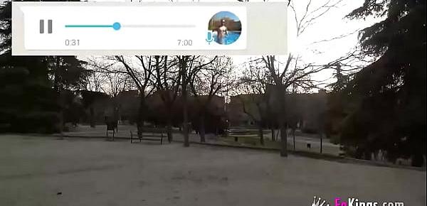 trendsThey agreed to be filmed in the park after being caught fucking